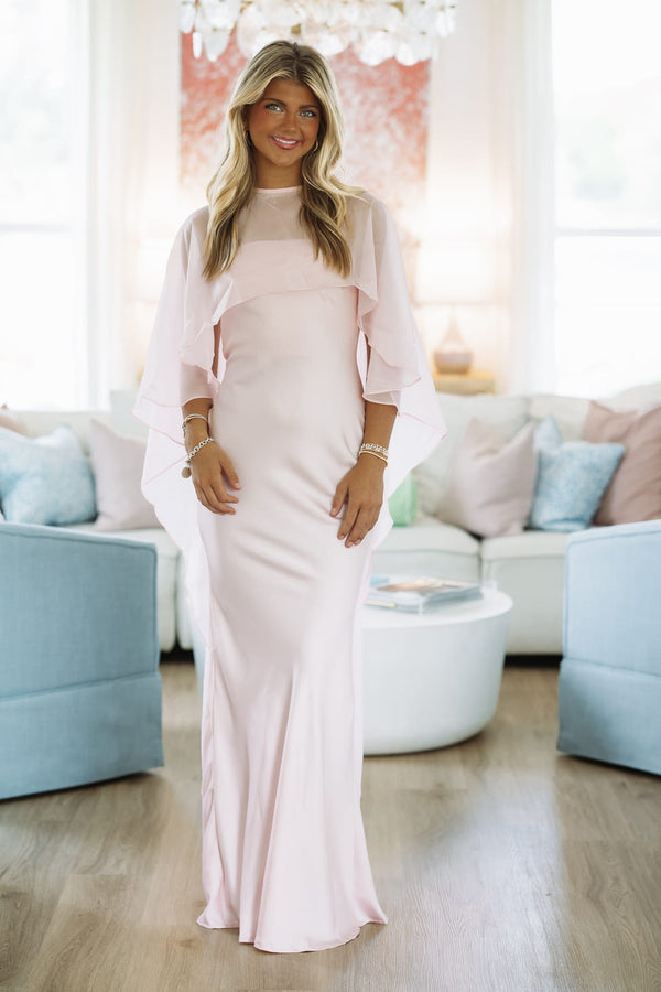 Hazel & Olive MM26017 Aura Maxi Dress - Pink