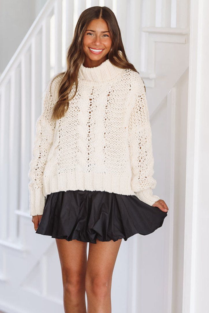 Morning Made Sweater - Cream-HAZEL & OLIVE-Small/Medium-