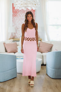 Just For You Midi Dress - Pink-HAZEL & OLIVE MWD6871-XSmall-
