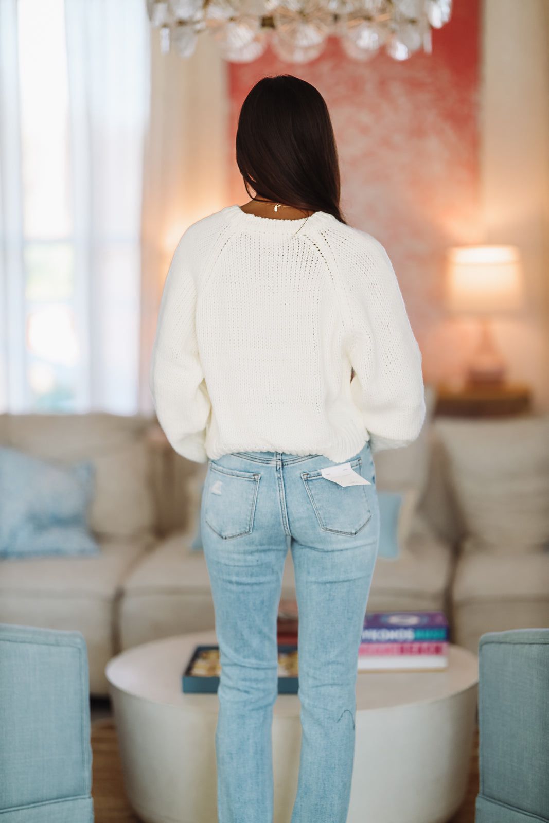 My Heart Crop Sweater - White-HAZEL & OLIVE-XSmall-