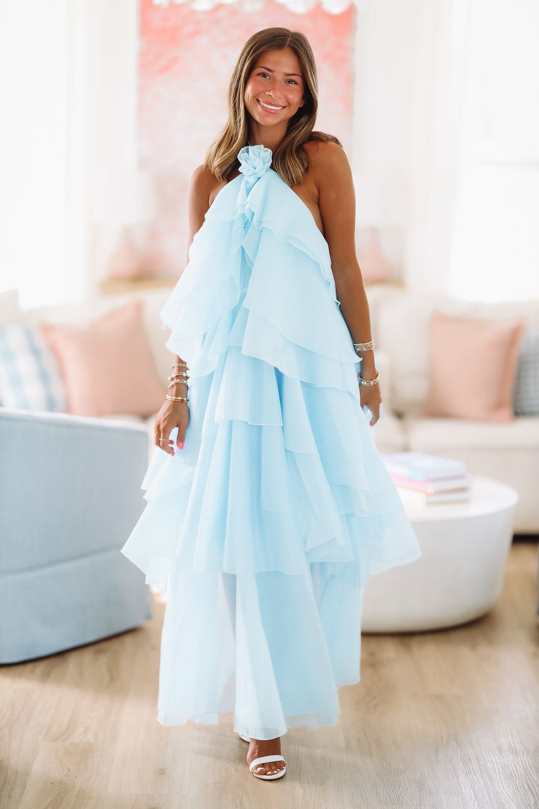Mystic Blue Maxi Dress - Blue-Hazel & Olive-Small-