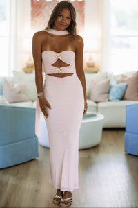 Hazel & Olive ND1023 J'adore Maxi Dress - Pink