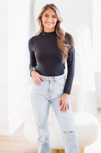 Oh So Smooth Top - Black-HAZEL & OLIVE-One Size-