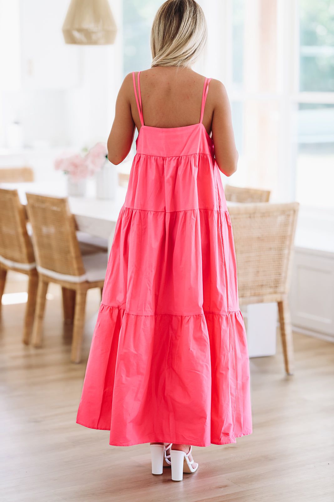 Olivia Maxi Dress - Pink-HAZEL & OLIVE-Small-