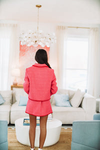 Out in the City Mini Skirt - Fuchsia-HAZEL & OLIVE-Small-