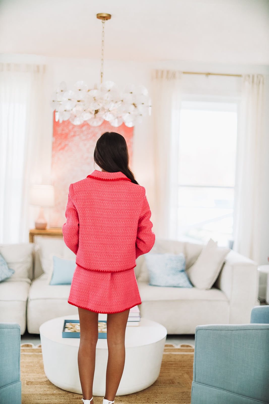 Out in the City Mini Skirt - Fuchsia-HAZEL & OLIVE-Small-