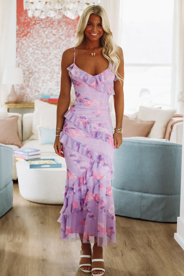 Petals in the Wind Maxi Dress - Lavender-HAZEL & OLIVE VID51663-Small-