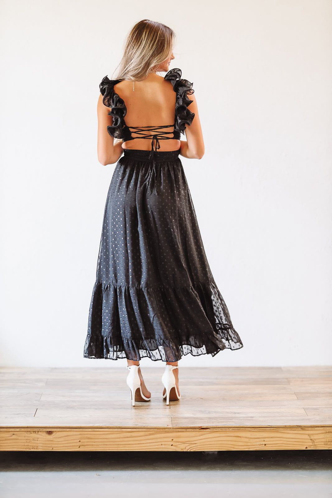 Play For Keeps Maxi Gown - Black-HAZEL & OLIVE-Small-