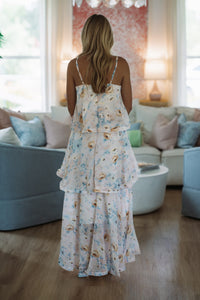 Hazel & Olive SDUH/D2521 Delicate Blooms Maxi Dress - Yellow