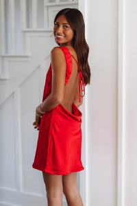 Show Stopper Mini Dress - Red-HAZEL & OLIVE CD/13421-XSmall-
