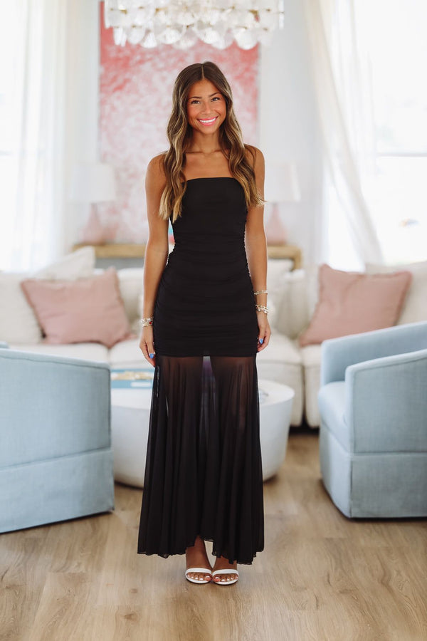 The Hamptons Chapter Maxi Dress - Black-HAZEL & OLIVE SM/D20823A-Small-