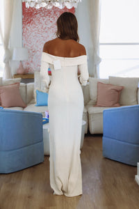 Soho Loft Maxi Dress - Natural Cream-HAZEL & OLIVE-Small-
