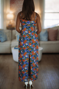 Hazel & Olive ST4068D16 Amalfi Grove Maxi Dress - Orange