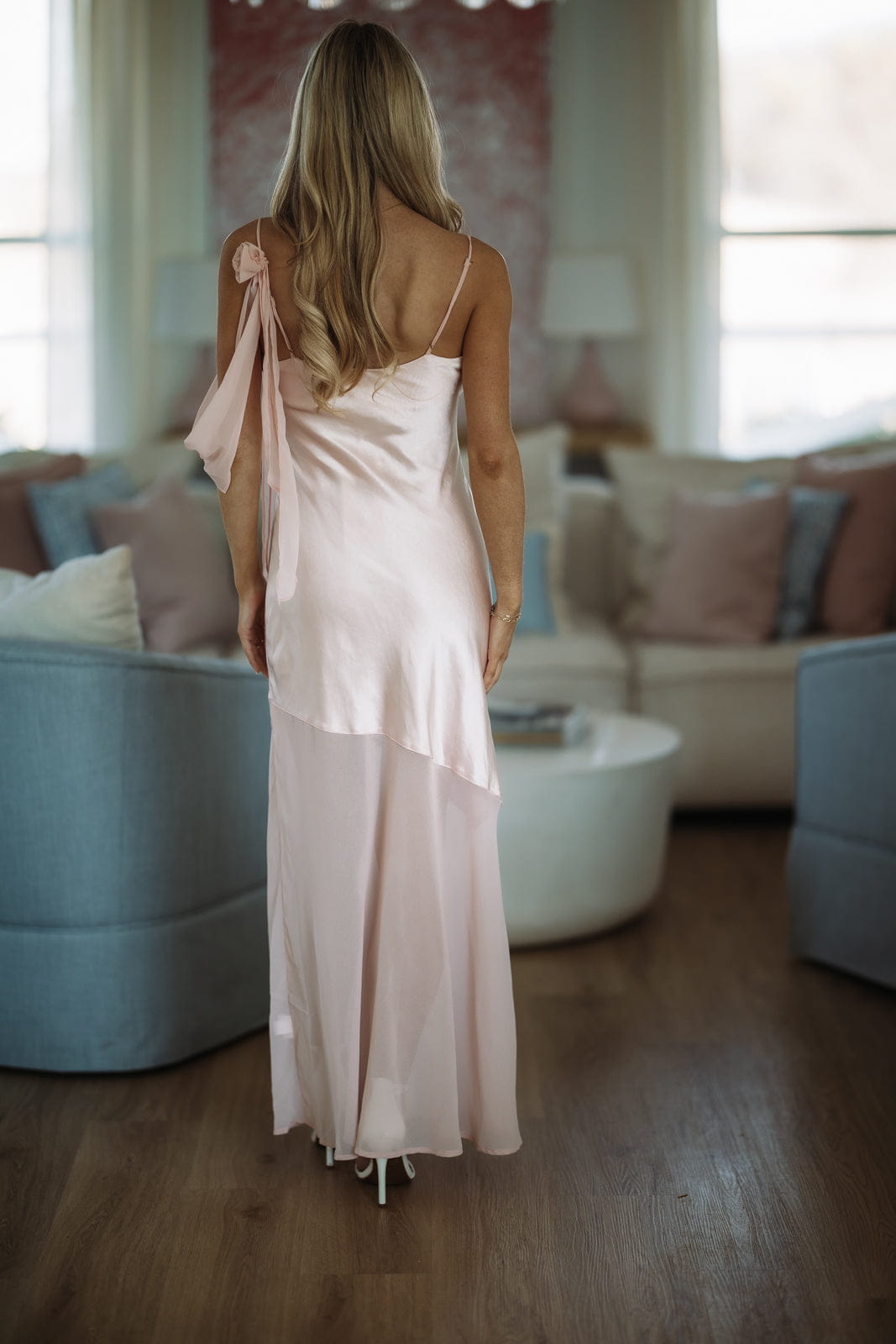 Hazel & Olive ST5124HB01 A Whisper Of Amour Maxi Dress - Blush
