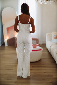 Stay Dolled Up Sequin Jumpsuit - White-HAZEL & OLIVE-Small-