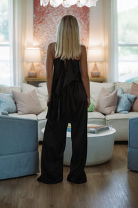 Hazel & Olive STP70003 All You've Got Top and Pants Set - Black