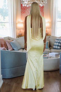 East End Elegance Maxi Dress - Yellow-Hazel & Olive T2012P-Small-