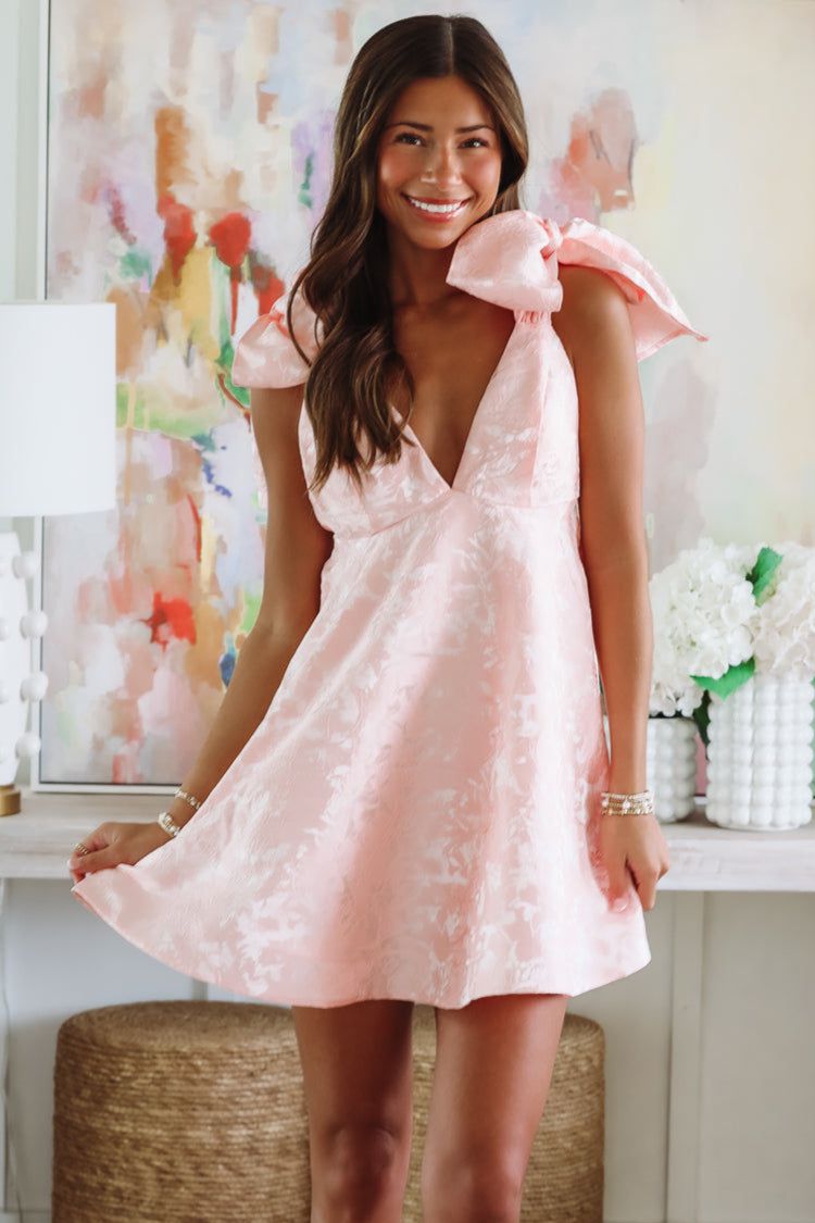 Take the Date Mini Dress - Pink-HAZEL & OLIVE ST3288DM03-XSmall-