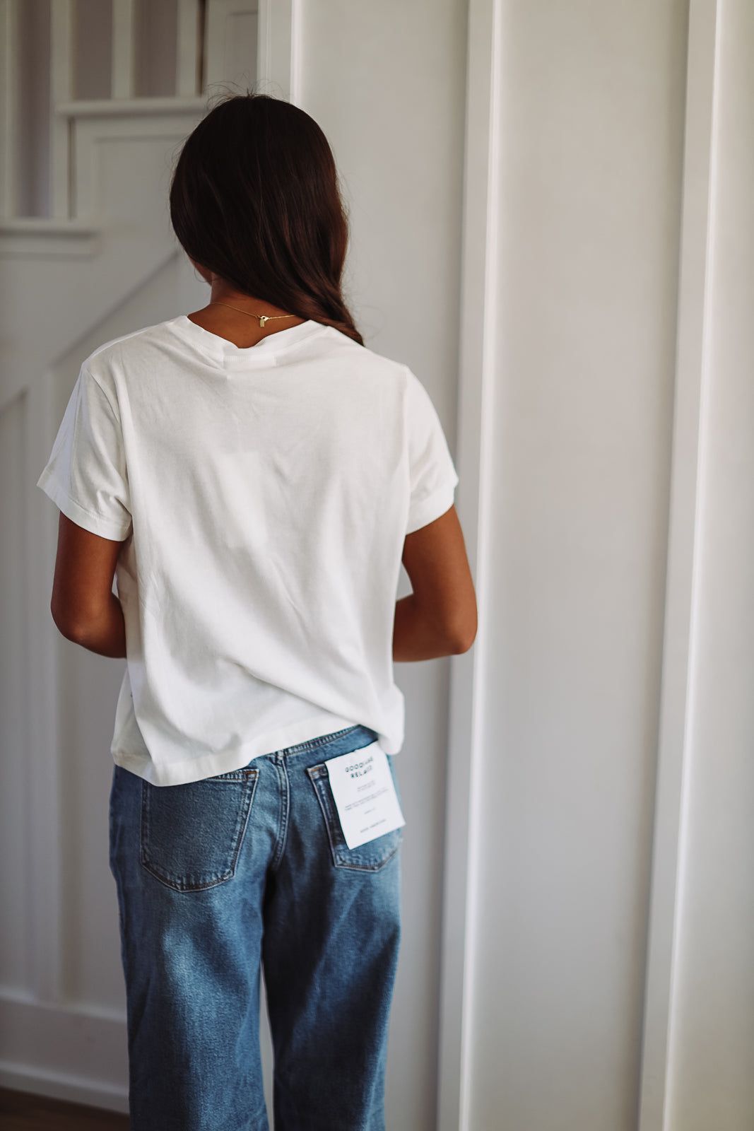 The Laundry Room Cropped This Ain't Texas Flag Top - White-HAZEL & OLIVE-Small-