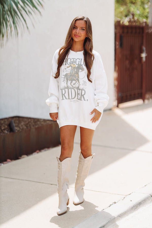 The Laundry Room Western Cowboy Jump Jumper - White-HAZEL & OLIVE-Small-