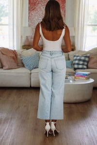 Olivia High Rise Jeans - Light Wash-Hazel & Olive V3561-24-