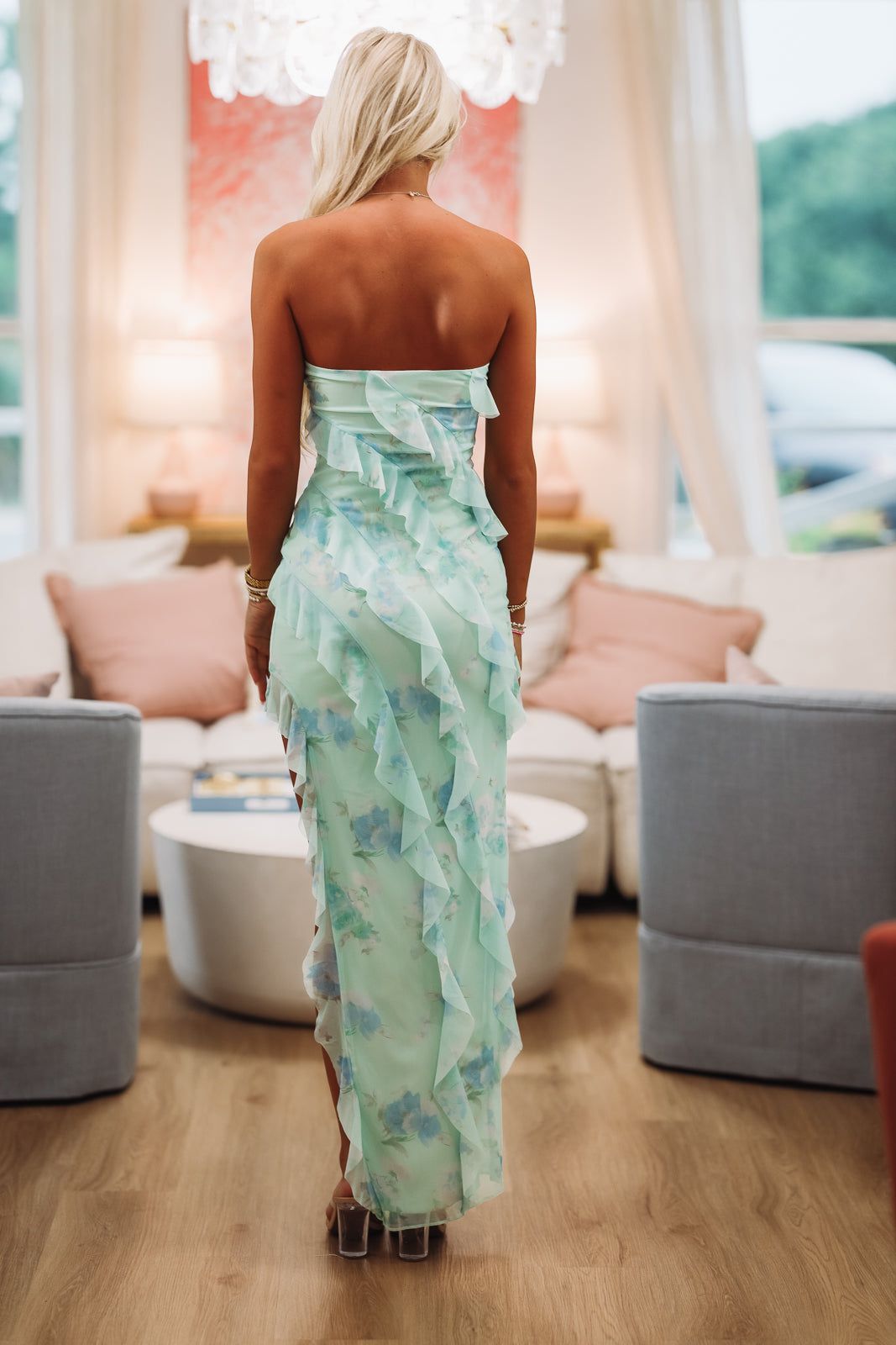 Queen of Elegance Maxi Dress - Sage-HAZEL & OLIVE VID51185/1-Small-