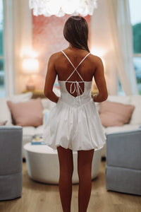 Lavender Love Mini Dress - White-HAZEL & OLIVE VID51624-Small-