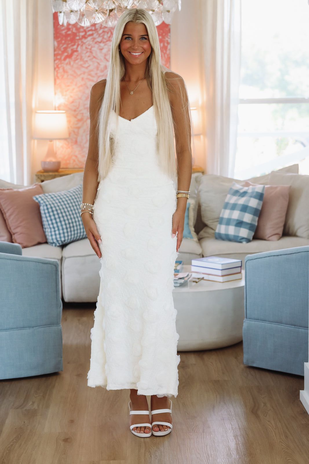 Stay With Me Maxi Dress - Ivory-Hazel & Olive VID51687/2-Small-
