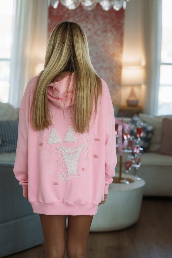 Hazel & Olive W233 Bikini Glow Hoodie - Pink