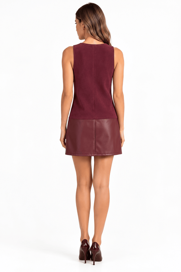 JH2294 Happy Hour Dress - Maroon