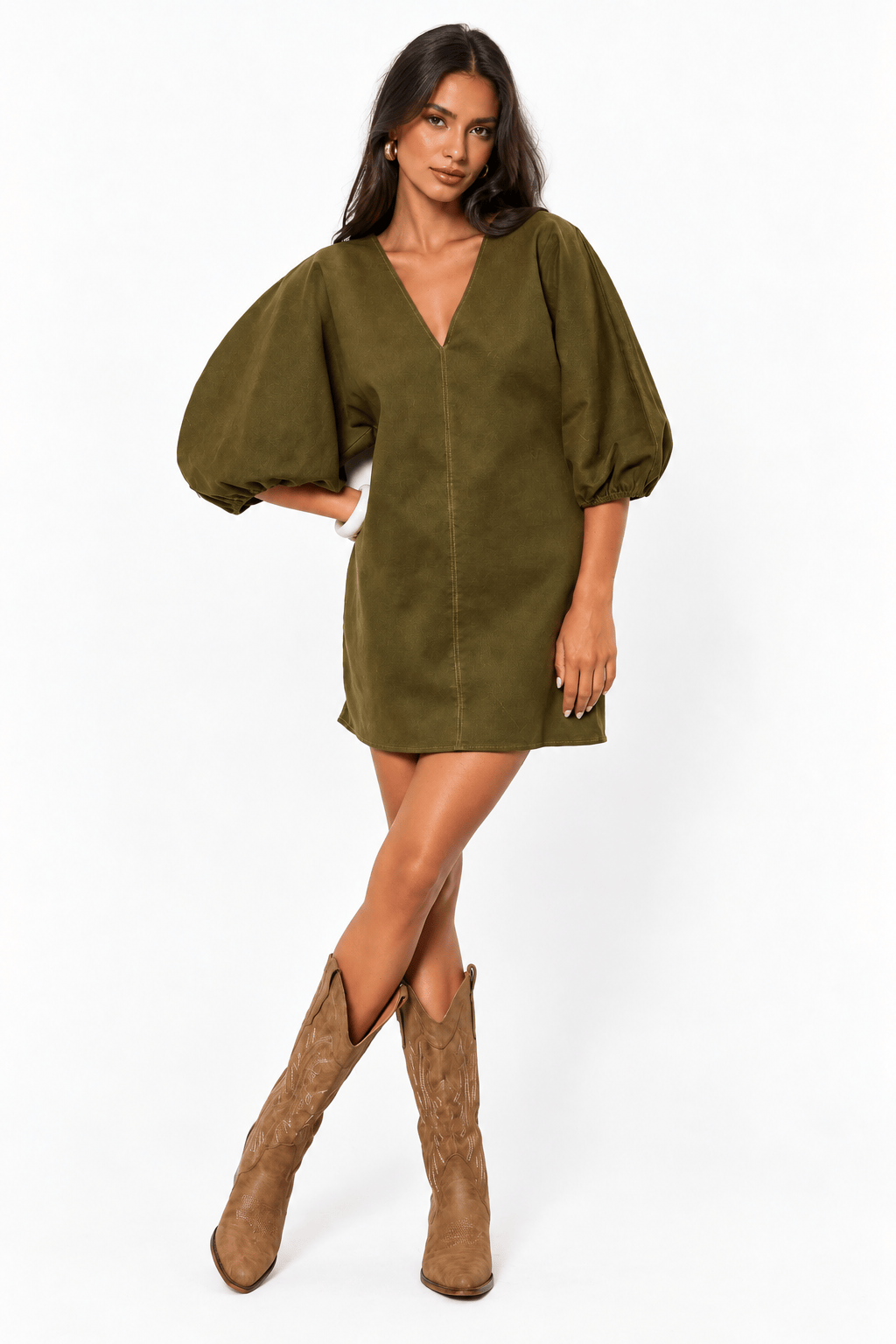 JH2294 Your Fave Mini Dress - Green