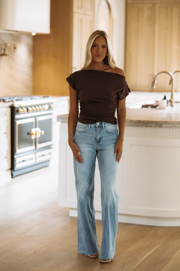 NT1025 Espresso Hour Top - Choco Brown